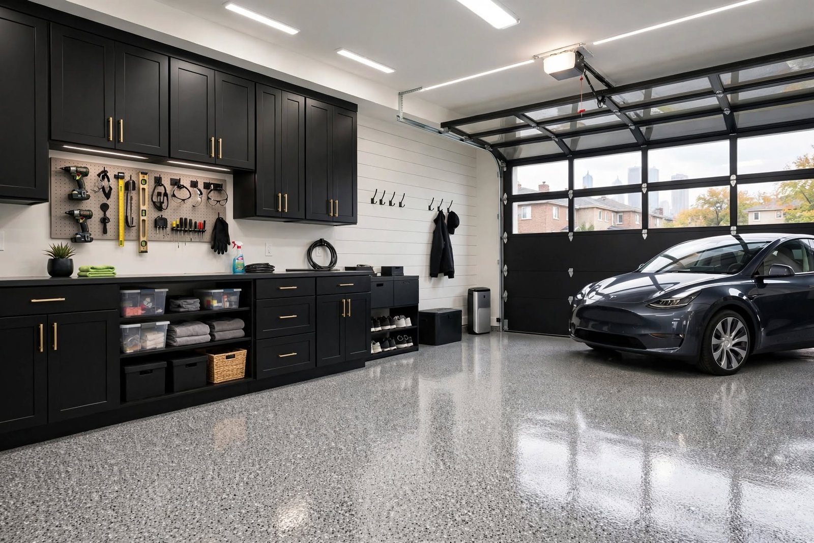 modern garage renovation